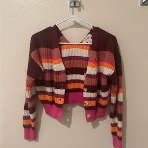Striped cardigan